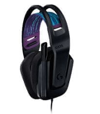 Logitech G335 gaming slušalice, crne