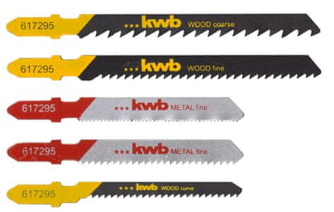 Set noževa ubodne pile KWB, 5-dijelni (49617295) 
