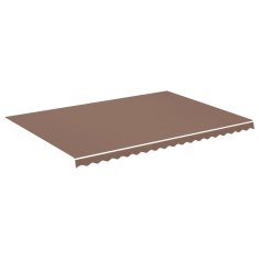 Vidaxl Zamjenska tkanina za tendu smeđa 5x3,5 m