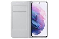 Samsung Galaxy S21 Plus maska, sa stalkom, svijetlo siva