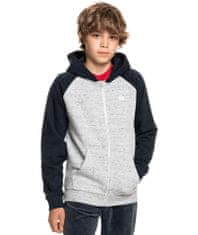 Quiksilver jakna za dječake Easy day zip Youth EQBFT03705-SJSH, 16, siva