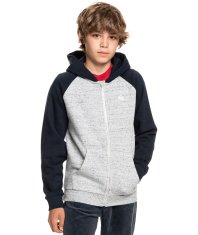 Quiksilver jakna za dječake Easy day zip Youth EQBFT03705-SJSH, 16, siva