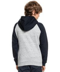 Quiksilver jakna za dječake Easy day zip Youth EQBFT03705-SJSH, 16, siva