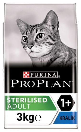 Purina Pro Plan Cat STERILISED, zec, 3 kg