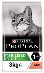 Purina Pro Plan Cat STERILISED, losos, 3 kg