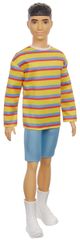 Mattel Barbie Model Ken 175 - Prugasta majica i kratke hlače