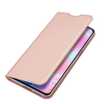 Dux Ducis Skin Pro preklopna kožna maska za Xiaomi Redmi K40 / Poco F3, ružičasta