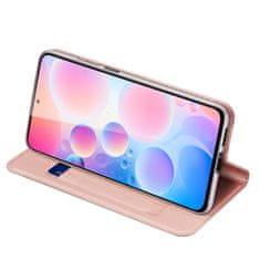 Dux Ducis Skin Pro preklopna kožna maska za Xiaomi Redmi K40 / Poco F3, ružičasta