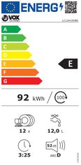 VOX electronics LC 12A1EDB E perilica posuđa