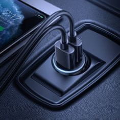 Joyroom C-A06 auto punjač 2x USB 3.1A, crno