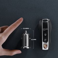 Joyroom C-A35 auto punjač USB-C / USB PD QC 45W 5A, siva