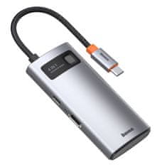 BASEUS 4u1 višenamjenski HUB Metal Gleam USB-C na USB-C napajanje HDMI USB 3.2 USB 2.0