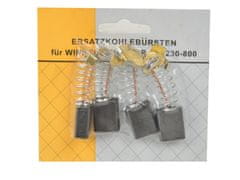GEKO Set od četiri karbonske četke za elektromotor 8x14x17mm