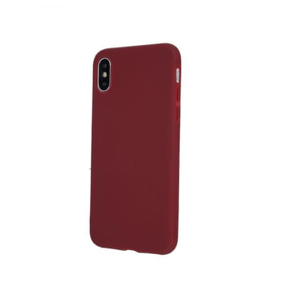 Maskica za Samsung Galaxy A52 A525, silikonska, mat bordo crvena