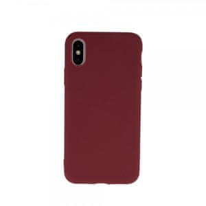 Maskica za Samsung Galaxy A52 A525, silikonska, mat bordo crvena