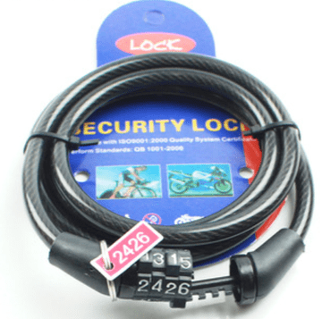 MXM Kodirana brava za bicikl s brojčanikom