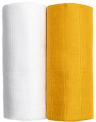 T-tomi Tetra ručnik, bijela/žuta