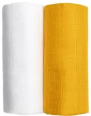 Tetra ručnik, bijela/žuta