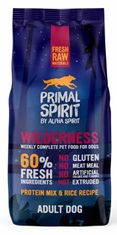 Primal Spirit Dog 60% Wilderness Food hrana za psa, pelete, 12 kg