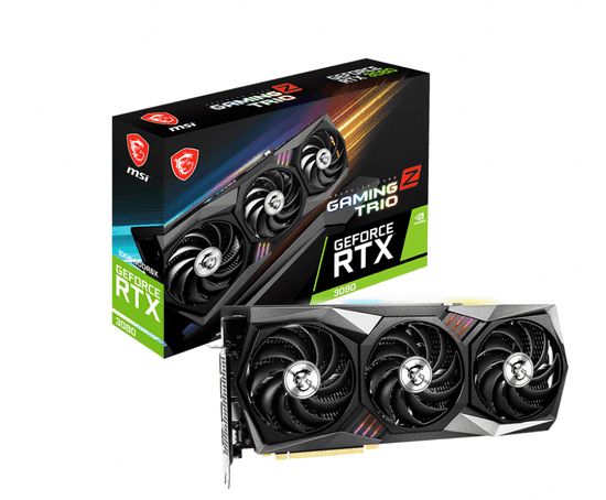 MSI GeForce RTX 3080 GAMING Z TRIO 10G LHR grafička kartica, 10 GB GDDR6X (V389-203R)