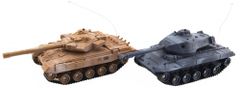 Teddies Tank RC bitka tenkova, 27MHz i 40MHz, 25 cm, 2 komada