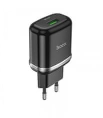 Hoco adapter za kućni punjač s ulazom USB 3.QC za iPhone, Samsung, Huawei, 220V, 18W