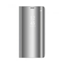 Onasi Clear View maskica Premium Soft za Samsung Galaxy A02s A025, srebrna