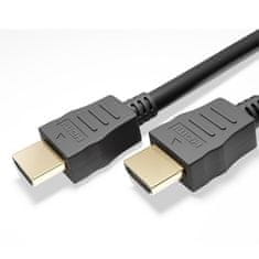 Goobay HDMI (M tip A) / HDMI (M tip A) 2.0b kabel, crni, pozlaćen, 10 m