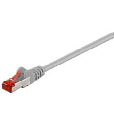 Goobay S/FTP CAT 6 patch mrežni kabel za povezivanje, siva, 2 m