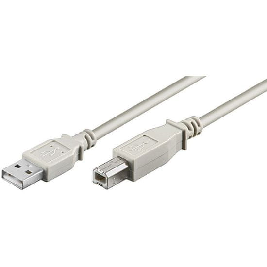 Goobay USB 2.0 tip A USB tip B kabel siva MALL.HR
