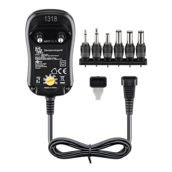 Goobay adapter za napajanje, univerzalni, 3V - 12V, 12W