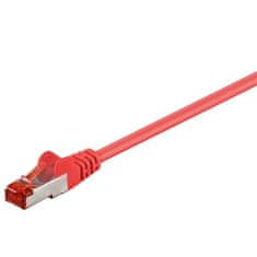 Goobay S / FTP (PiMF) CAT 6 patch kabel, mrežni, za povezivanje, crvena, 3 m