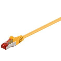Goobay S / FTP (PiMF) CAT 6 patch kabel, mrežni, za povezivanje, žuta, 3 m
