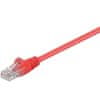Goobay U / UTP CAT 5e patch kabel, mrežni, za povezivanje, crvena, 0,5 m