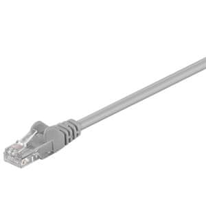 Goobay U / UTP CAT 5e patch kabel, mrežni, za povezivanje, siva, 3 m