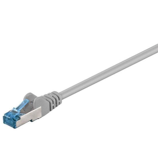 Goobay S / FTP CAT 6A patch kabel, mrežni, za povezivanje, sivi, 1.5m