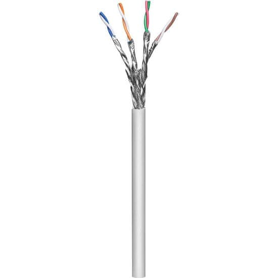 Inter-tech SFTP CAT 6A kabel, mrežni, instalacijski, u roli, 100 m