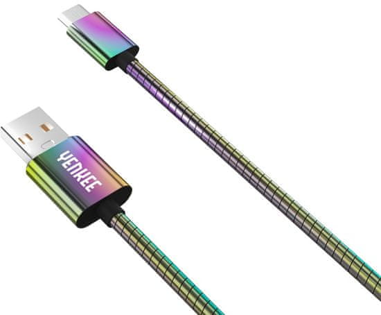 Yenkee YCU 251 Ocel. Micro USB kabel, 1 m