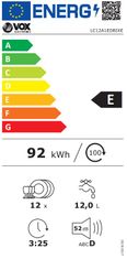 VOX electronics LC 12A15B IX E perilica posuđa