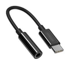 Joyroom Ben Series adapter 3.5 mm jack / USB-C, crno