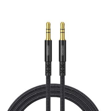 Joyroom Car Stereo audio kabel 3.5 mm jack 1m, crno
