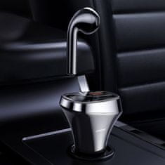 Joyroom Car Charger auto punjač s bežičnom slušalicom QC, 2x USB 2.1A 30W, crno