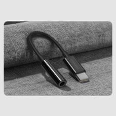 Joyroom Ben Series adapter 3.5 mm jack / USB-C, crno