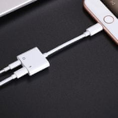 Joyroom Ben Series adapter Lightning / 2x Lightning, bijela