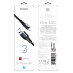 Joyroom Fast Charging kabel USB / Lightning 3A 1m, crno