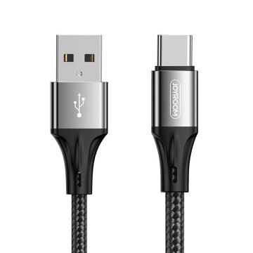 Joyroom Fast Charging kabel USB / USB-C 3A 1m, crno
