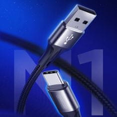 Joyroom Fast Charging kabel USB / USB-C 3A 1m, crno