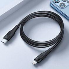 Joyroom Fast Charging kabel USB / Lightning PD 2.4A 20W 1.2m, crno
