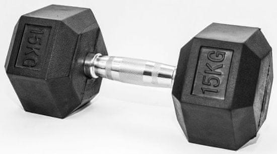 Fitmotiv Hex uteg, 15 kg