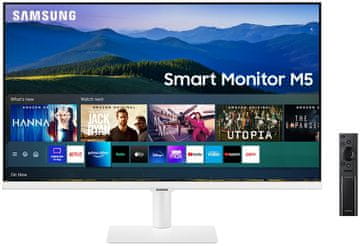Samsung S27AM501 Smart M5 monitor, 68,6 cm, VA, Full HD, WiFi, bijela (LS27AM501NUXEN)